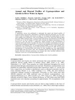 Annual and Diurnal Profiles of Cryptosporidium and Giardia in River Water in Japan