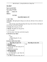 GIAO AN LOP 2 - Tuần 7....CKT KN ( cuc dep)