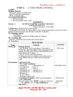 Giáo án tiếng anh 9 HKI