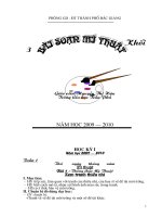 GIÁO ÁN MĨ THUẠT 3 - (cả năm)nguyễn hậu