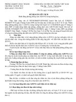 Kế hoạch liên tịch phòng,chống  cúm A