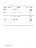 GA Âm nhạc 5 khối lớp tuần 19 đến 22