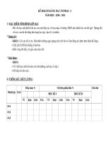 KHGD môn Âm nhạc  6 Bình Định, 2010