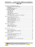 Giáo Trình Excel 2003