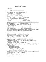 Đề kiểm tra 15'''' lớp 12