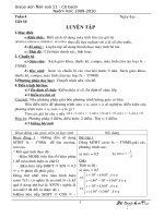 Giáo Án DS 11CB (tt) tuan 4-6