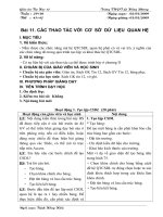 Bai 11 Cac thao tac voi CSDL quan he