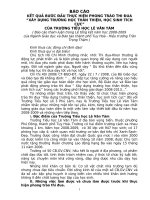 Báo cáo tham luận trường học