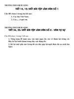 Các đề kiểm tra văn 9 kì I