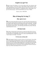 Tặng các bạn anh Văn ( hãy tải về )