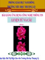 LTVC Từ chỉ tính chất...