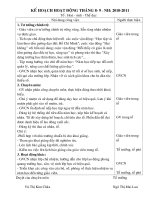 ke hoạch tháng 8+9 - hóa sinh