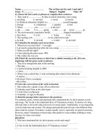 kiem tra anh 9 lan 1