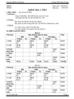 Tiết 10. Bài kiểm tra số 1