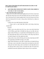 THỰC TRẠNG TÌNH HÌNH SẢN XUẤT KINH DOANH CỦA CÔNG TY VẬT TƯ THIẾT BỊ BƯU ĐIỆN I