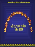 Hội thảo về cách phát triển các dạng toán