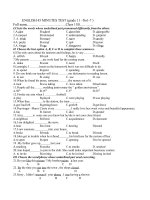 kiem tra 45'''' bai so 1 lop 11