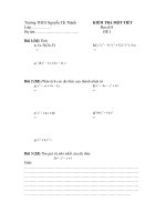 ĐỀ KT CI TOAN 8