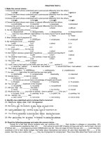 Đề kiểm tra tiếng anh lớp 12, số 4