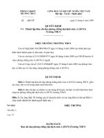 quyeÌt diÌ£nh thaÌ€nh laÌ£p ban chiÌ‰ daÌ£o phoÌ€ng choÌng cuÌm A (H1N1)