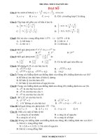 BT TRẮC NGHIỆM TOÁN 7