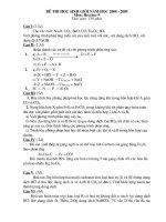 De HSG TINH mon Hoa 9