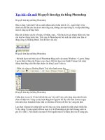 Bi quyet lam dep da bang Photoshop 2