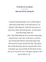 Kể Chuyện Các Vua Nguyễn Minh Mạng III.