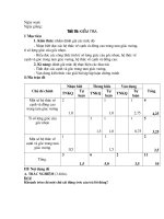 ĐỀ KIỂM TRA CHƯƠNG I-HÌNH 9, CÓ ĐÁP AN- MA TRẬ