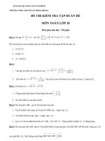 Đề kiểm tra đầu năm