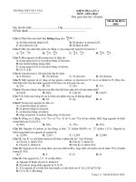 đề thi hóa 10 -cb