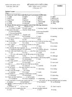 DE KHAO SAT DAU NAM 12CB