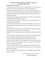 Kế hoạch công đoàn thnga 9/2009