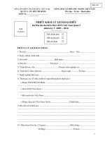 Phieu khai ly lich dai bieu Hoi