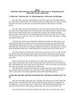 BÀI 5: Chiến đấu chống chiến lược “Việt Nam hoá” chiến tranh và “Đông Dương hoá” chiến tranh của Mỹ (1969-1973)