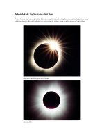 Hình ảnh tuyệt vời của nhật thực