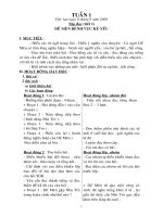 Giáo án tuần 1 lớp 4