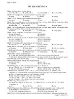 đê cương ôn tập chuong 4 12CB
