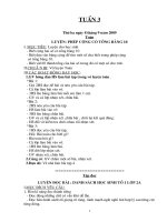 G.A BUỔI 2 - LỚP 2 (TUẦN 3)