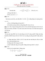 Đề tuyển sinh lớp 10 của Nam Định