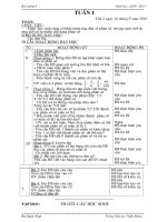 Giáo án lớp 5 - Tuần 1 - Năm 2010 - 2011