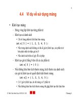 Bài giảng lập trình C - Ví dụ về sử dụng mảng