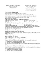 Đề và đáp án KTHKII Lí 8(08-09) GN