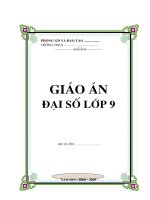 GIAO AN DAI SO 9 HAI COT nam 2009-2010
