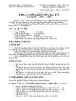 bao cao tỏng kết công tác đội