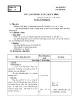 GIÁO ÁN NGỮ VĂN 6 CHUẨN TIẾT 34