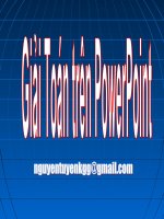 Làm toán trên ppt