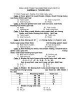 De trac nghiem dai so 10 chuong 5,6