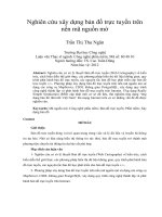 Nghiên cứu xây dựng bản đồ trực tuyến trên  nền mã nguồn mở