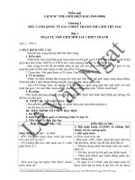 Giáo án lịch sưt 12 CB